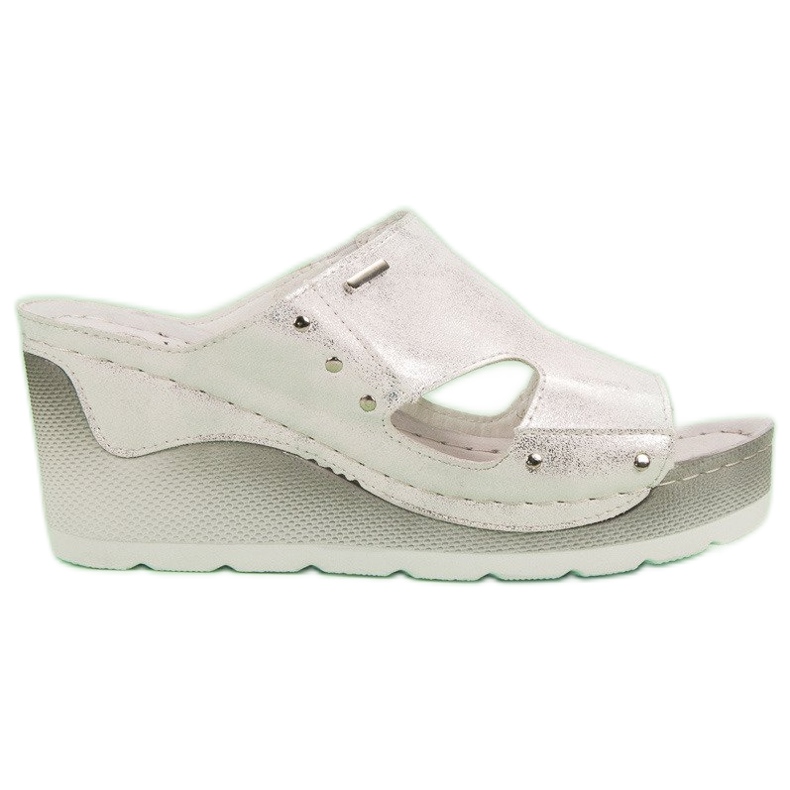 Klínové sandály VINCEZA šedá