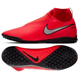 Kopačky Nike React Phantom Vsn Pro Df Tf M AO3277-600 červený červený