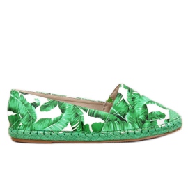 Zelené dámské espadrilky 68-75 Green zelená