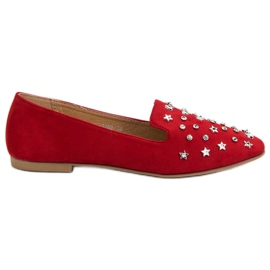 Rudí páni s ozdobami červený