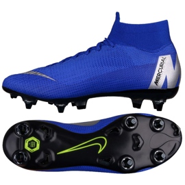 Kopačky Nike Mercurial Superfly 6 Elite SG-Pro M AH7366-400 modrý modrý