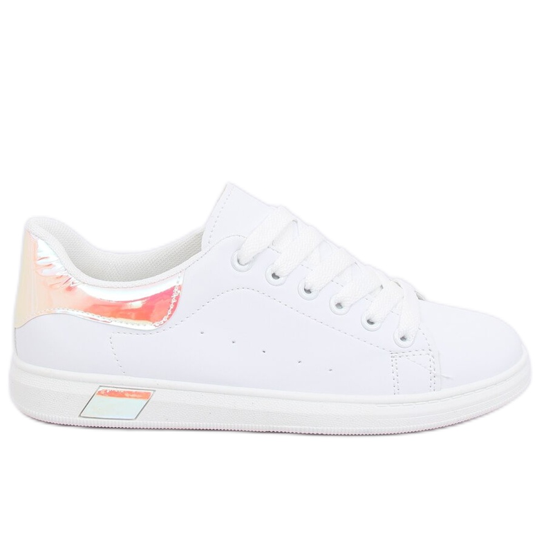 Bílé holografické tenisky BL147NEW Champagne bílý