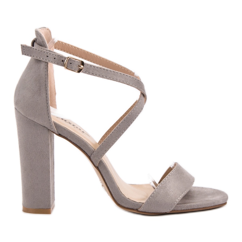 Seastar Elegantní šedé sandály šedá
