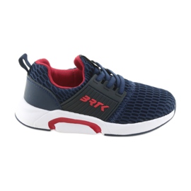 Sportovní obuv Bartek 58110 Navy blue červený námořnická modř