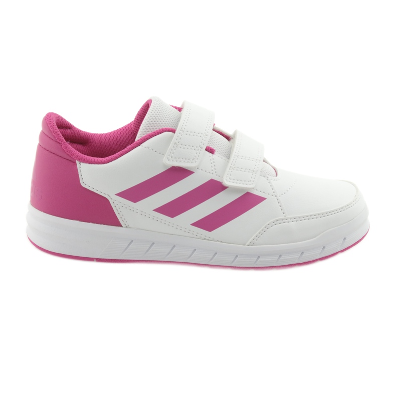 Boty Adidas AltaSport CF K Jr D96828 bílý růžový