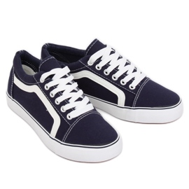 Tmavě modré dámské tenisky BL117P Navy námořnická modrá
