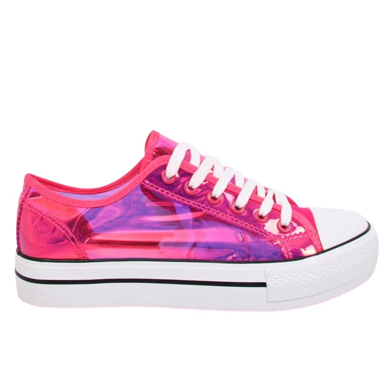 Růžové benzínové tenisky XL19P Peachred růžový