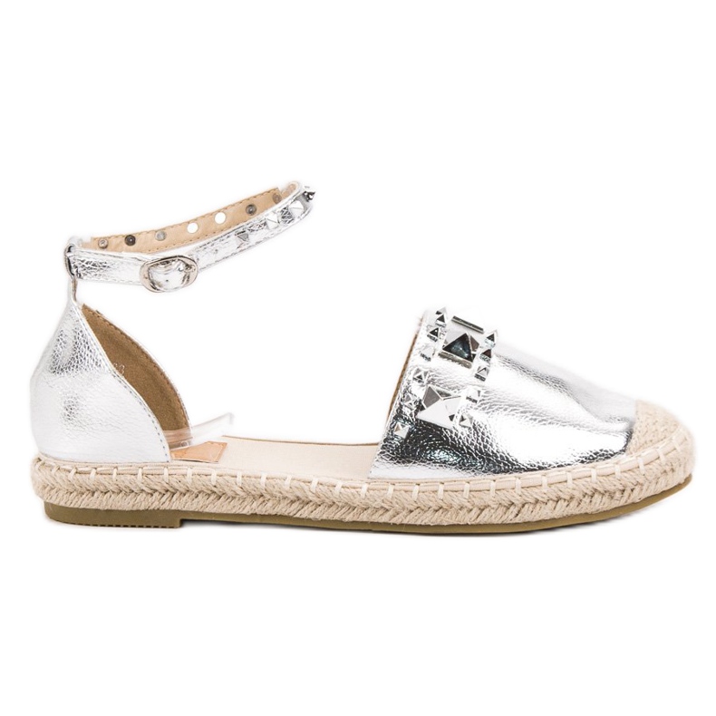 Bestelle Espadrilky Silver Rock šedá