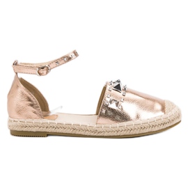 Bestelle Espadrilky z růžového zlata žluť růžový