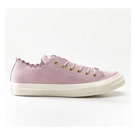 Converse Chuck Taylor All Star Hřebenatka 416 Růžová Pěna Zlatá Volavka fialová růžový