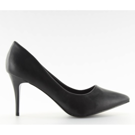 Dámská dámská pumpa Matte black NF-08p Black II-GAT černý