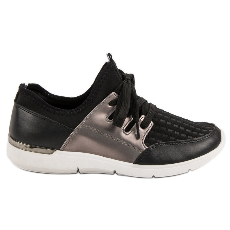 Nazouvací sportovní obuv černá