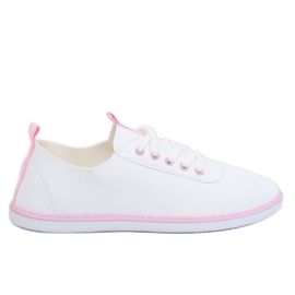 Dámské tenisky bílé a růžové XJ-2918 Pink bílý Dámské tenisky bílé a růžové XJ-2918 Pink bílý