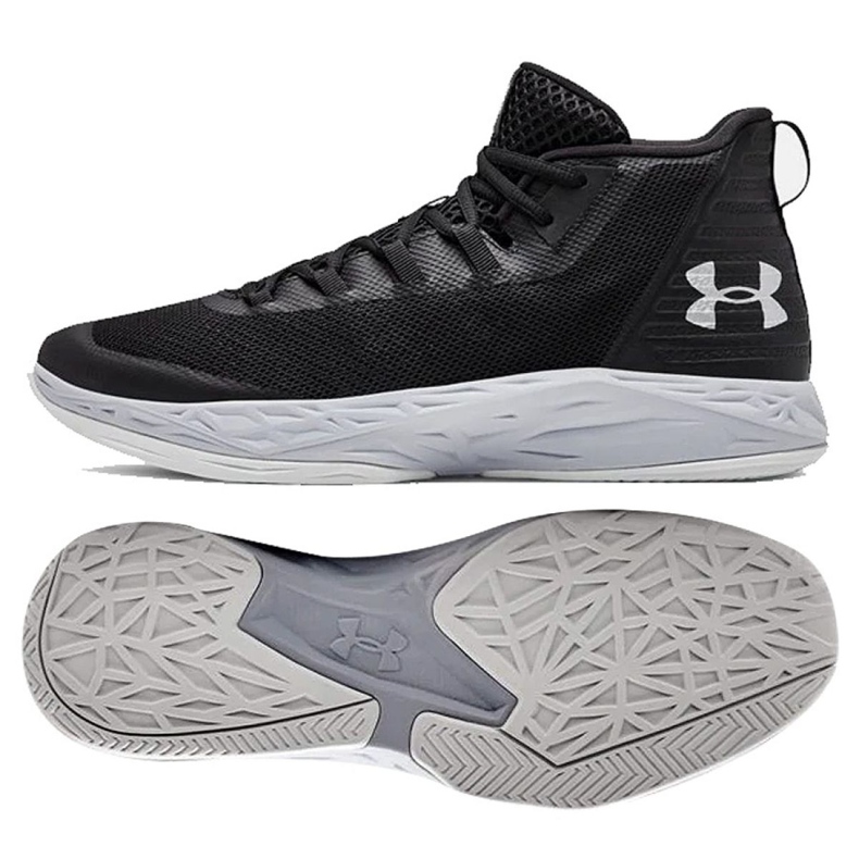 Under Armour Basketbalové boty Ua Jet Mid M 3020623-003 černá černá