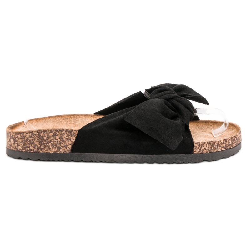 Anesia Paris Semišové pantofle černá