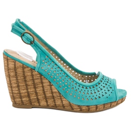 Corina Otevřené lodičky zelený