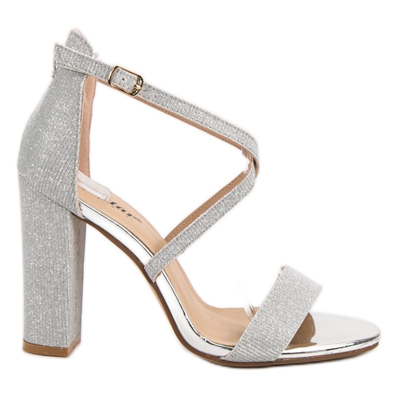 Seastar Sandály na vysokém podpatku šedá