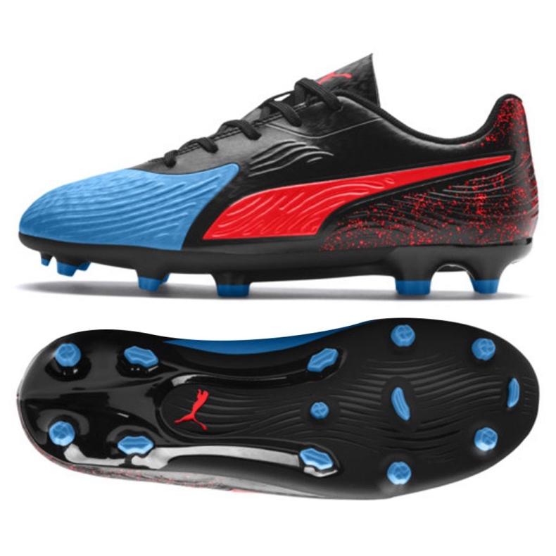 Kopačky Puma One 19.4 Fg Ag Jr 105501 01 vícebarevný černá