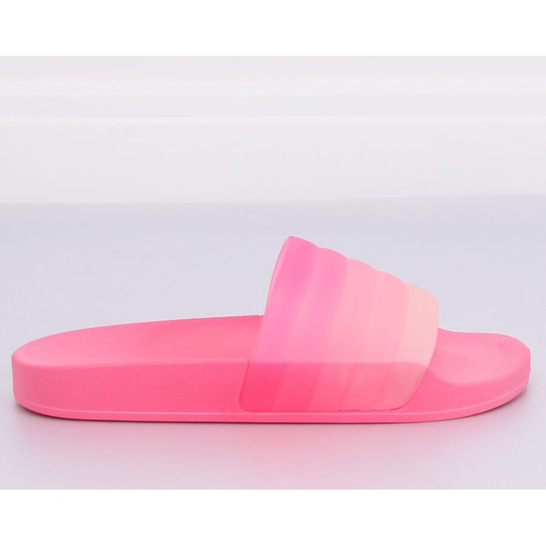 Růžové Dámské růžové pantofle K-9183 Fuchsie růžový