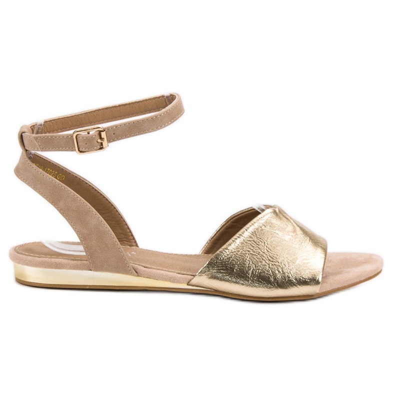 Neformální sandály Vinceza žlutá