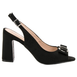 SHELOVET Sandály Na Baru černý