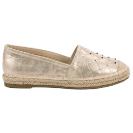Lucky Shoes Espadrilky s tryskami žluť
