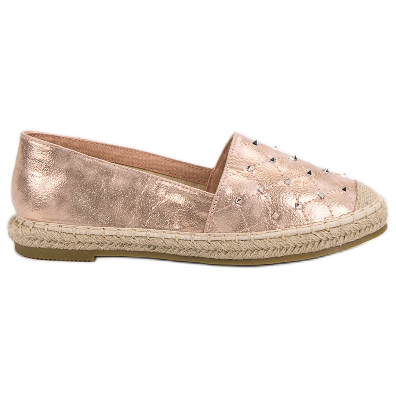 Lucky Shoes Espadrilky s tryskami růžový