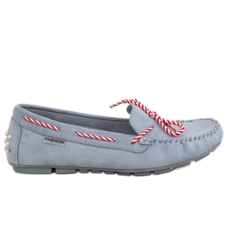 Modré dámské mokasíny MH04 Blue modrý