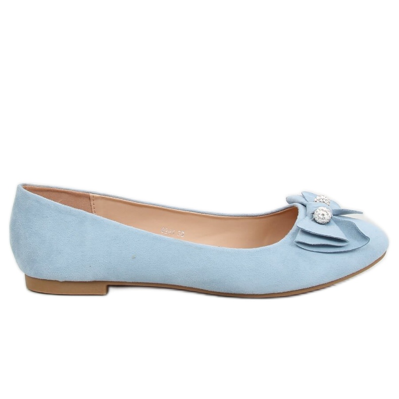 Modré dámské balerínky 6244 Blue modrý