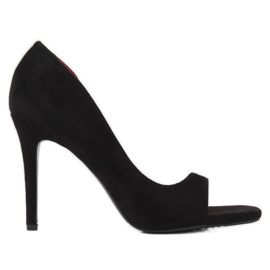 Čerpadla s otevřeným prstem černá G70270 Černá černý