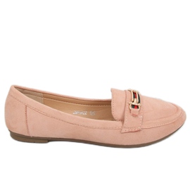 Růžové dámské mokasíny JM8542Z Rosa růžový