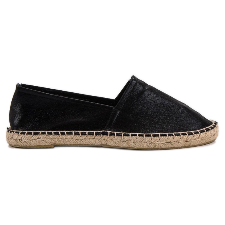 Cm Paris Textilní espadrilky černá