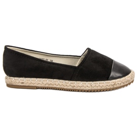 Super Me Semišové espadrilky černá Super Me Semišové espadrilky černá