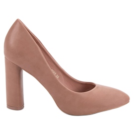 Small Swan Prášková čerpadla na pilíři růžový Small Swan Prášková čerpadla na pilíři růžový