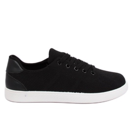 Černé dámské černé tenisky 7062-Y Black černý
