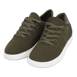 Zelené dámské tenisky 7062-Y DK.GREEN zelený