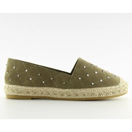 Espadrily s čepy zelené 5481 Zelená II-GAT zelený