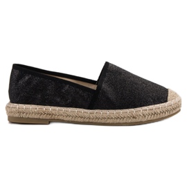 Anesia Paris Neformální espadrilky černá Anesia Paris Neformální espadrilky černá