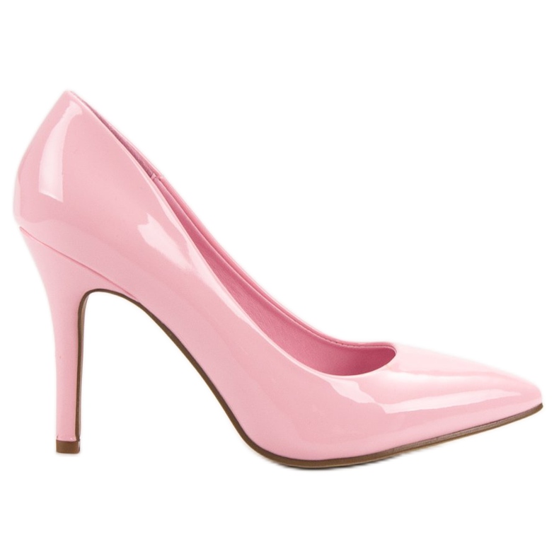 Růžové lakované kolíky růžový