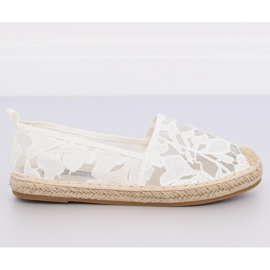 Espadrilles prolamované bílé 68-130 White II-GAT bílý
