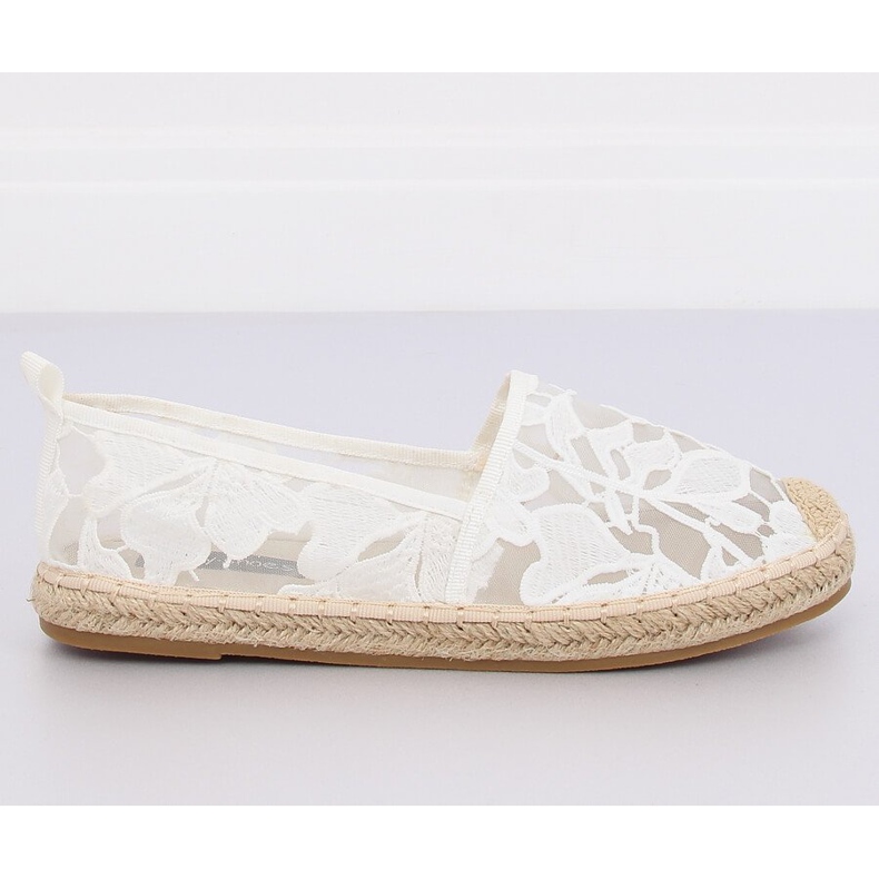 Espadrilles prolamované bílé 68-130 White II-GAT bílý