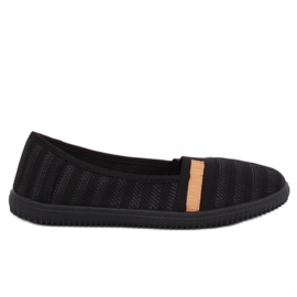 Černé dámské balerínky XJ-2959 Black černá