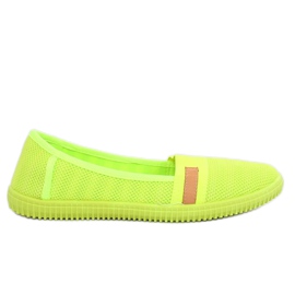 Žluté balerínky pro ženy XJ-2959 Yellow žluť
