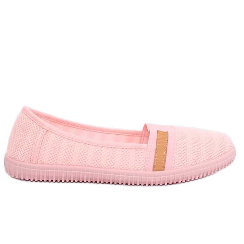 Růžové dámské balerínky XJ-2959 Pink růžový