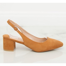 Čerpadla s odkrytou patou velbloudí S0-231 Camel II-GAT hnědý