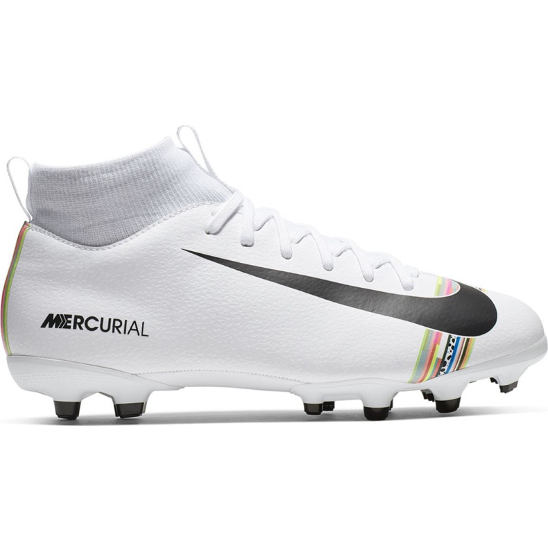 Kopačky Nike Mercurial Superfly 6 Academy Mg Jr AJ3111-109 vícebarevný bílý
