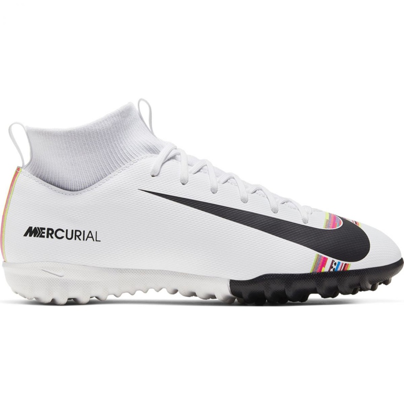 Kopačky Nike Mercurial Superfly X 6 Academy Tf Jr AJ3112-109 vícebarevný bílý