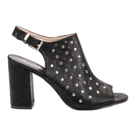 Sandály VINCEZA s tryskami černý