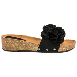 Seastar Neformální černé pantofle černý