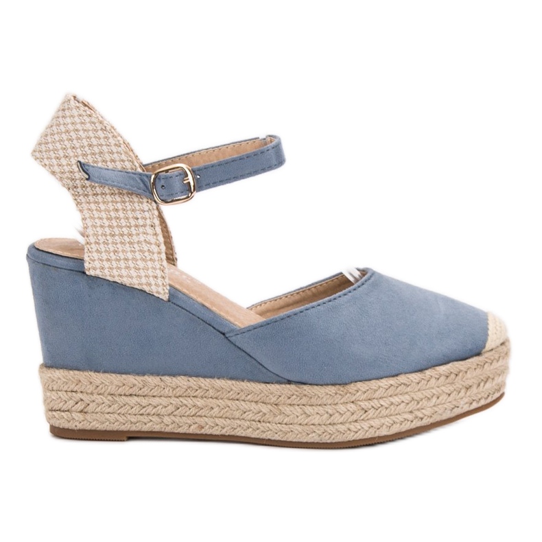 Seastar Espadrilky na platformě modrý